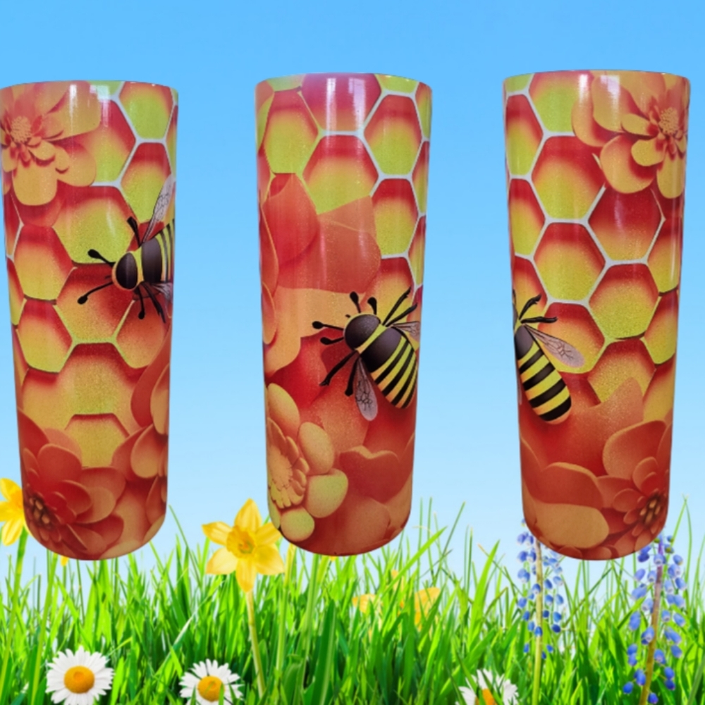 Honey Bee 3D Tumbler